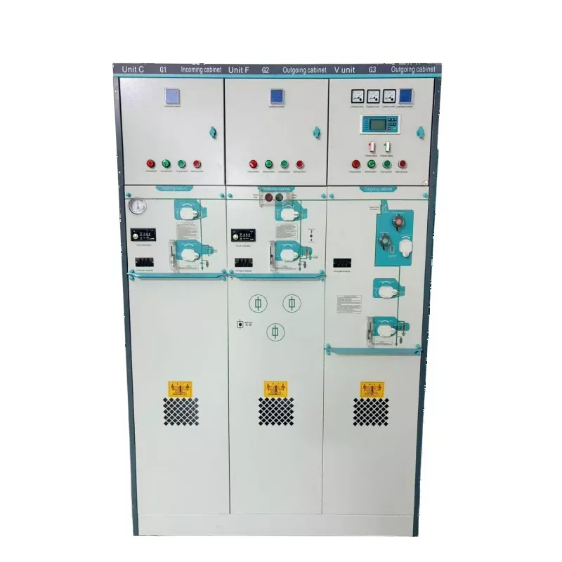 Katamtamang Boltahe SF6 Ganap na Insulated Sealed Electrical Ring Pangunahing Unit Compact Switchgear